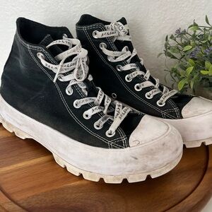 Converse Chuck Taylor All Star High Lugged Black Women’s Size 9 565901C Black